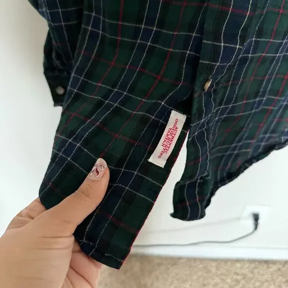 VTG Pendleton Mens Tartan Shirt Large Pure Virgin Wool Button Front Cabincore - Picture 7 of 8